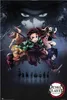 Plagát s motívom anime "Demon Slayer" – boj, formát 61x91,5 Náhľad obrázku produktu 1