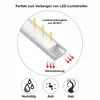 LED-Stripe-Profil, 5x LED Aluprofil Aluminium Profile Alu Produktbild-Vorschau 5