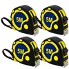 4 x Rollmaßband 5m Maßband Set Bandmaß Metermaß Rollmeter Produktbild-Vorschau 1