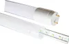 Two LED T8 tubes are shown against a white background. One tube is fully visible, while the other is partially obscured and shows the internal LED strip. Podgląd zdjęcia produktu