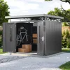 GFP Primeyard Gerätehaus Metall Gartenhaus 263x228x231 cm Produktbild-Vorschau 3