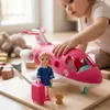 Skládací letadlo pro panenky s příslušenstvím pro letušky Náhled obrázku produktu 12
