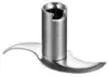 A stainless steel chopping blade with a cylindrical mounting shaft on a white background. Podgląd zdjęcia produktu