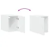 Armoire murale Blanc 30x42,5x40 cm Bois composite Voir les images du produit 9