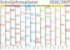 Agenda dell'anno scolastico 2026/2027 - Calendario planner Anteprima dell’immagine prodotto 1