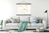 MuchoWow® Textilposter Marmor - Limette - Gold - Luxus - Produktbild-Vorschau 3