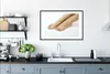 MuchoWow® Gerahmtes Poster Nackte Füße einer Frau 90x60 cm Produktbild-Vorschau 4