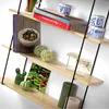 Wandregal mit 4 Fächern, Holzoptik, L 60 cm Produktbild-Vorschau 3