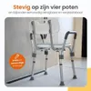 Goliving Verstelbare douchestoel - Afneembare armleuningen Productafbeelding-voorbeeld 15