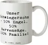 Mr. & Mrs. Panda Pott Spruch Schwiegersohn Engel Nervensäge Produktbild-Vorschau 1