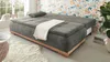 Schlafsofa Schlafcouch grau 208 cm mit Bettkasten - AMBRA - Produktbild-Vorschau 6