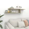 Wisząca Półka Na Tv, Dąb Sonoma, 125X18X23 Cm, Płyta Podgląd zdjęcia produktu 12