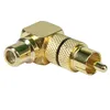 Goobay 11590 RCA Audio Winkeladapter Cinch Stecker/Buchse Produktbild-Vorschau 4