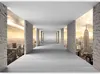 Selbstklebende Folie Fototapete - Skyward Corridor 245x175 Produktbild-Vorschau 5