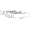 Bett 100x200 cm aus massivem Kiefernholz, Lattenrost Produktbild-Vorschau 8