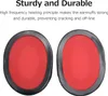 Two earmuffs are shown side-by-side against a white background, with text above describing their durability. Náhled obrázku produktu
