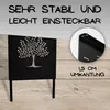 Metall Gartenschild Familie Spruchtafel 55 cm Garten Deko Produktbild-Vorschau 2