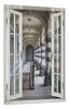 Wallario Wandbild mit Fenster-Illusion: Säulengang in einem Produktbild-Vorschau 2