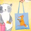 Mr. & Mrs. Panda Tote Bag Fuchs Gitarre - Sky Blue - Produktbild-Vorschau 2