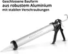 A silver and black caulking gun is shown against a white background. Podgląd zdjęcia produktu