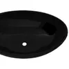A black oval sink on a white background. Náhľad obrázku produktu