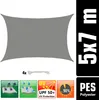 Karakum šedá markýza 5x7m polyester Náhled obrázku produktu 2