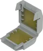 A 3D render of an open Wago Gelbox for welding clamps. Produktbild-Vorschau