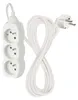 Prodlužovací kabel 5 m / 3 zásuvky / bílý / PVC / 1 mm2 Produktbild-Vorschau