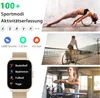 Valdus Damen Smartwatch – 2 Zoll Fitnesstracker, Produktbild-Vorschau 4
