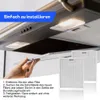 Metallfettfilter, 2 Stück Aluminium-Fettfilter, Produktbild-Vorschau 2