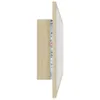 vidaXL Lustro łazienkowe LED dąb sonoma 100x8,5x37 cm Podgląd zdjęcia produktu 6