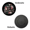 Not my Business Blumensprache Magnet rund Produktbild-Vorschau 2