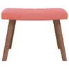 Relaxsessel mit Hocker Rosa Samt Produktbild-Vorschau 9