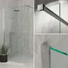 Duschabtrennung Duschwand Dusche Duschkabine (BxH) 100 cm x Produktbild-Vorschau 4