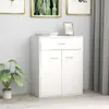 vidaXL Příborník bílý 60x30x75 cm Materiál dřeva Náhled obrázku produktu 1