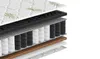 A cutaway view of a mattress showing its internal layers. Produktbild-Vorschau