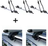 3x Fahrradträger SAGITTAR + Relingträger VDP L120 Produktbild-Vorschau 1