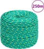 vidaXL Bootsseil Grün 6 mm 250 m Polypropylen Produktbild-Vorschau 6