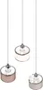 Suspension KAPRUN argent et nuances d'argent, 3xE14x28W, Voir les images du produit 14