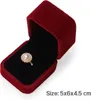 INF Boîte à bijoux pour bague Rouge foncé Voir les images du produit 5