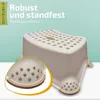 Hocker Trittschemel Tritthocker bis 100 kg beige Produktbild-Vorschau 3