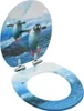 vidaXL Sedile per WC con coperchio a chiusura morbida Anteprima dell’immagine prodotto 9