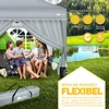 tillvex® 2X Parete laterale grigia per gazebo 3x3m e 3x6m | Anteprima dell’immagine prodotto 7