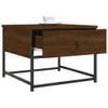 vidaXL Table basse marron imitation chêne 51x51x40 cm Bois Voir les images du produit 4