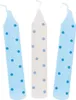 goki 60698 Geburtstagskerzen-Set, gepunktet, blau (1 Set) Produktbild-Vorschau 1