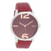 Oozoo Orologio da polso Wine Red Leather Timepieces Anteprima dell’immagine prodotto 2