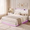 Letto matrimoniale con boxspring INONEFT, 140x200 cm, letto Anteprima dell’immagine prodotto 1
