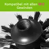 Toiletgreep aus Chrom-Metall, elegante Ersatz-Toiletgreep, Produktbild-Vorschau 5