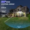 2500lm Ledowe lampy solarne z czujnikiem ruchu 330° 3 Podgląd zdjęcia produktu 7