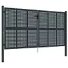 vidaXL Portail de jardin Anthracite 300x150 cm Acier Voir les images du produit 1